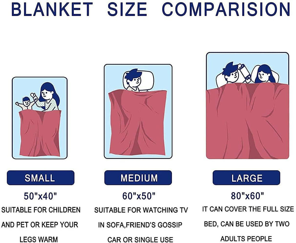 Poitvd Super Soft Flannel Throw Blanket White Cozy Lightweight 50x60