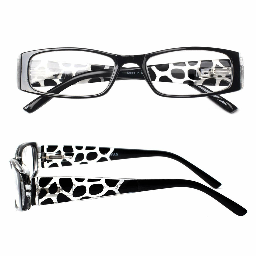 [Like New] 5 Pack Spring Hinge Reading Glasses Rectangular Multicolour 2.25 Power