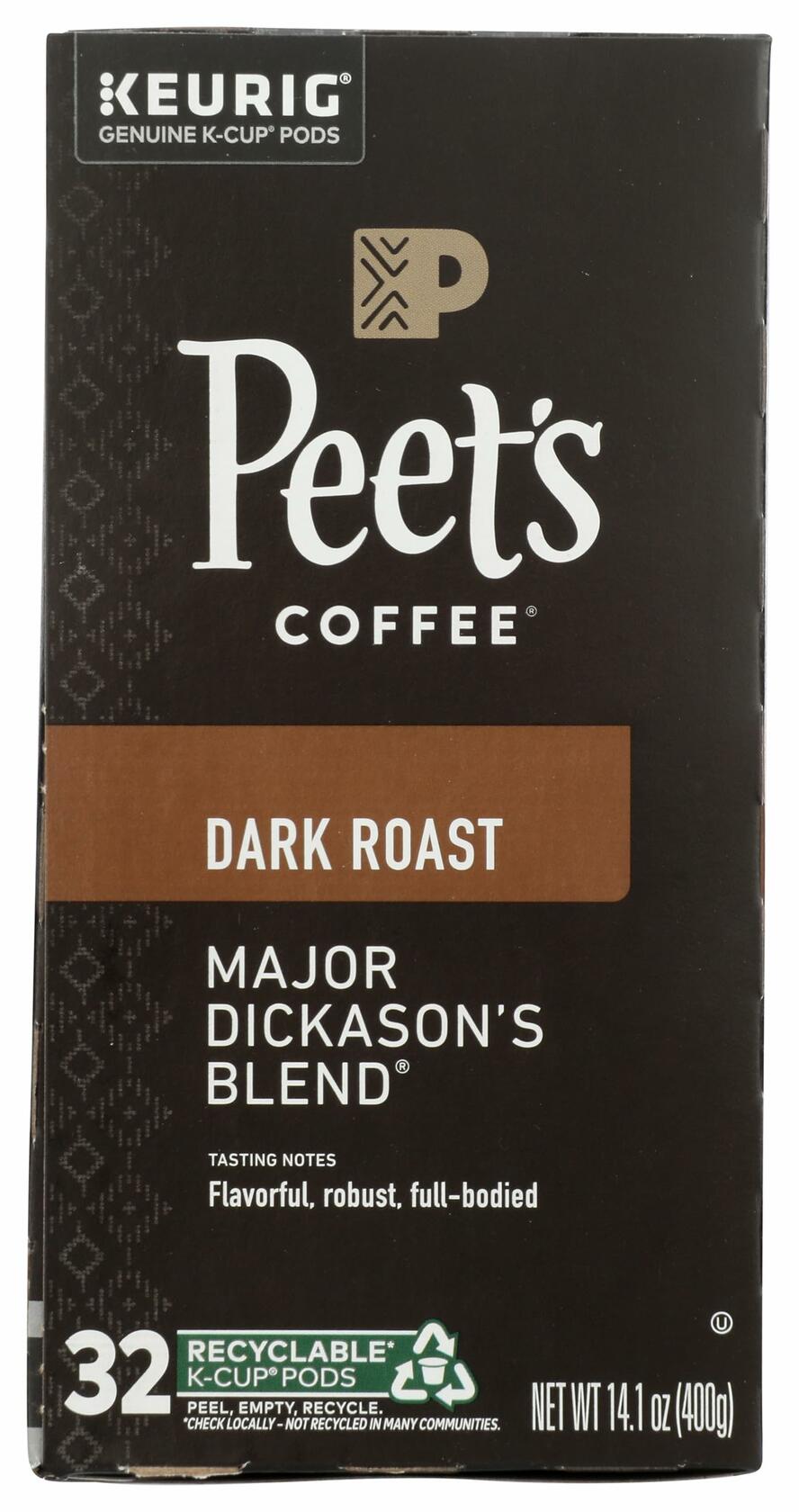 [Like New] BestBy05/25 Peet's Coffee K Cup Major Dickasons Blend 14.1oz
