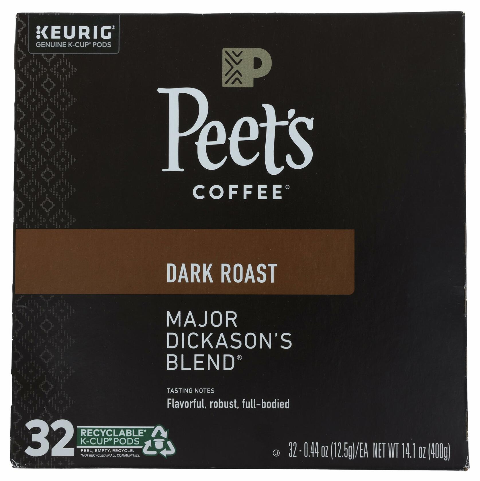[Like New] BestBy05/25 Peet's Coffee K Cup Major Dickasons Blend 14.1oz