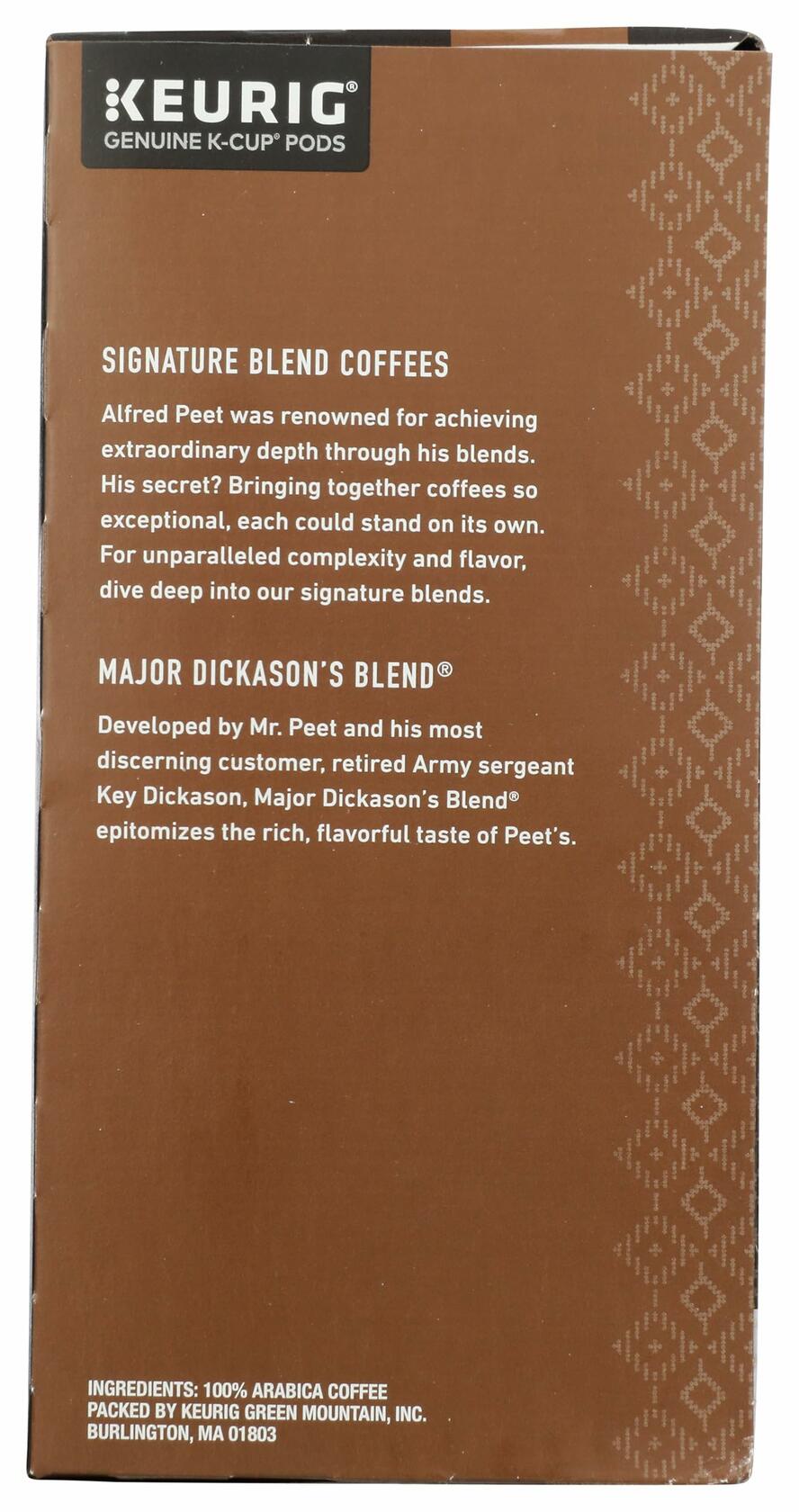 [Like New] BestBy05/25 Peet's Coffee K Cup Major Dickasons Blend 14.1oz
