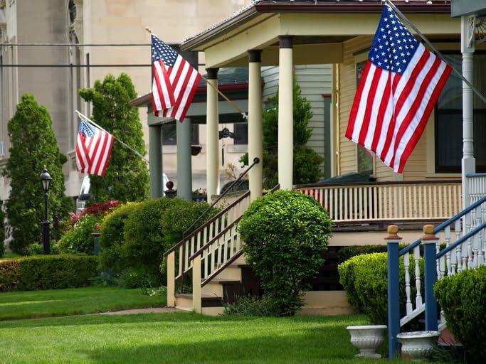 American Flag 3x5 FT Heavy Duty Nylon Outdoor USA Flag Embroidered Stars