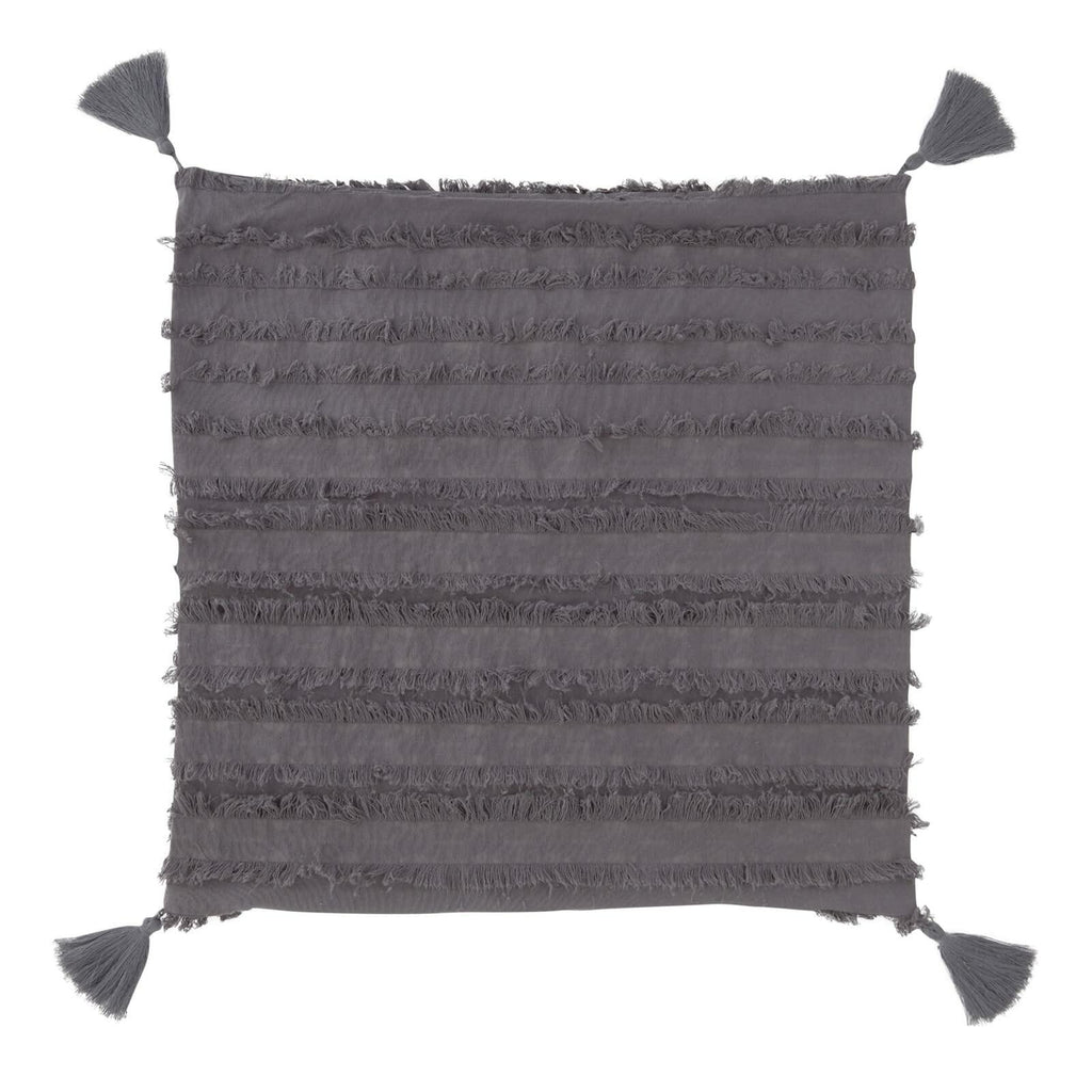 Farmlyn Creek Striped Grey Throw Pillow Covers 20x20 2 Pack