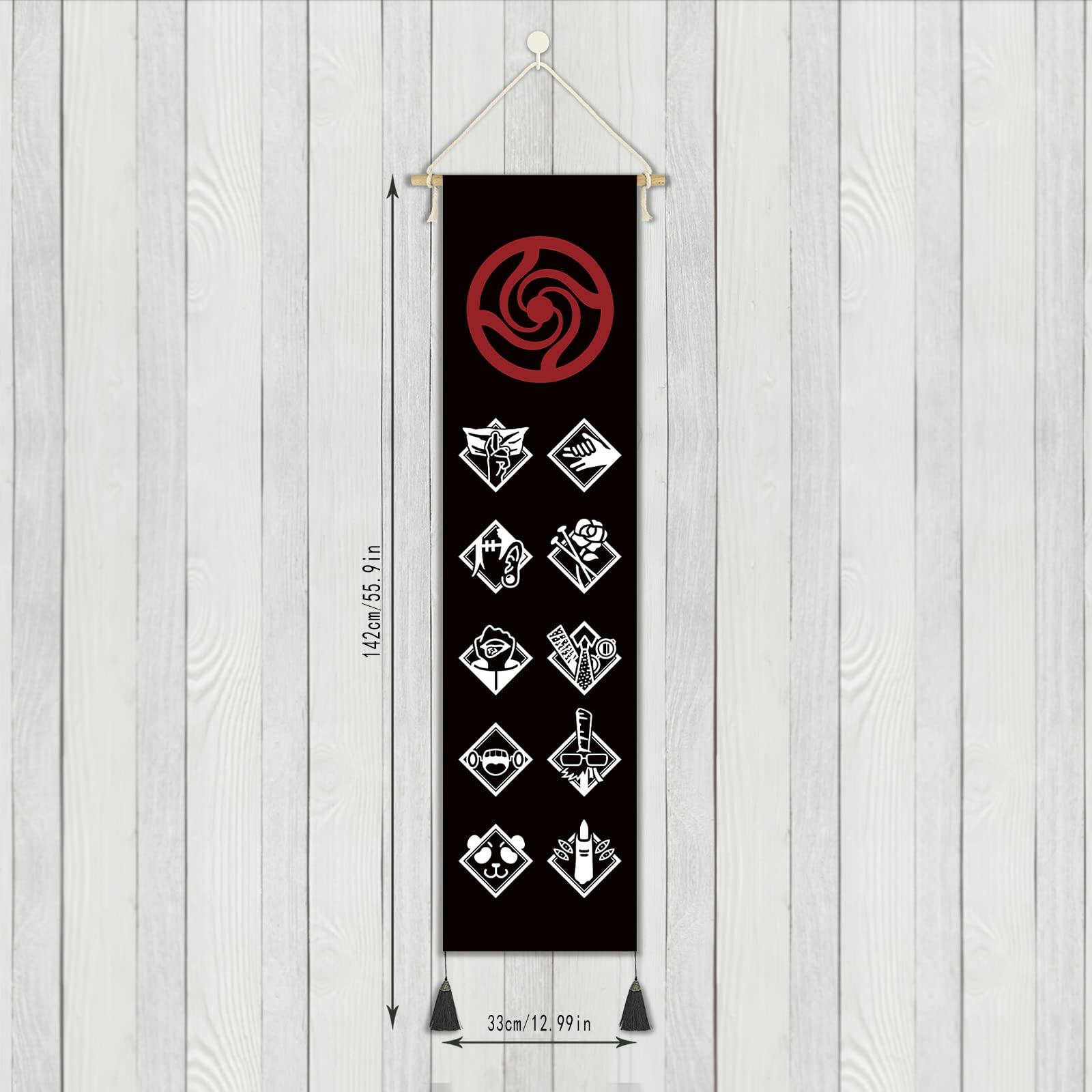 DigiTizerArt Jujutsu Kaisen Anime Wall Art Tapestry 13x56in Decor