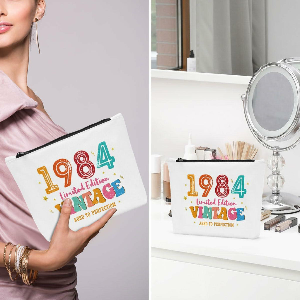 Sldpngo 41st Birthday Makeup Bag Limited Edition 1984 Woman Cosmetic Bag