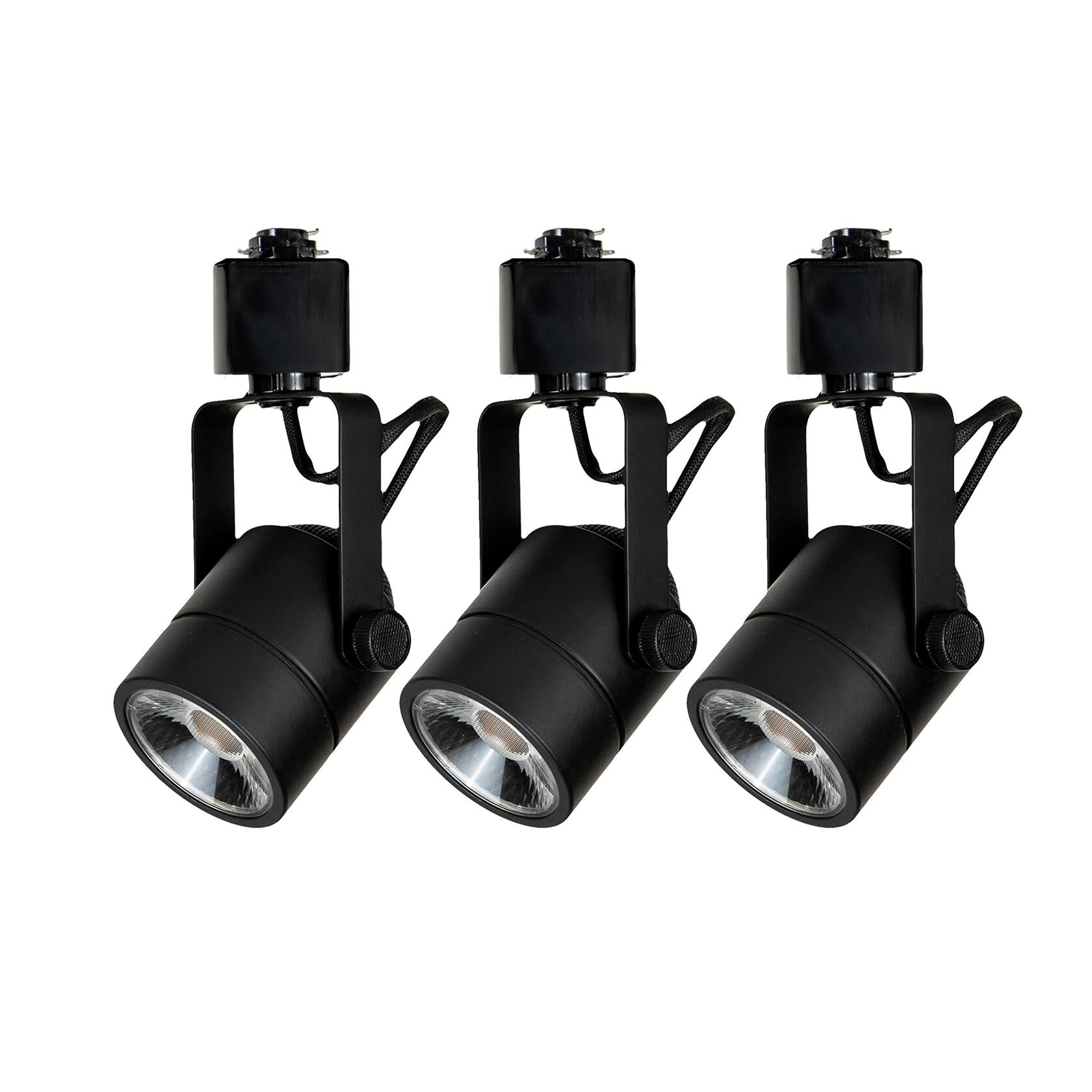YOORIAL LED Track Light H Type Ceiling Spotlight 3 Pack Black