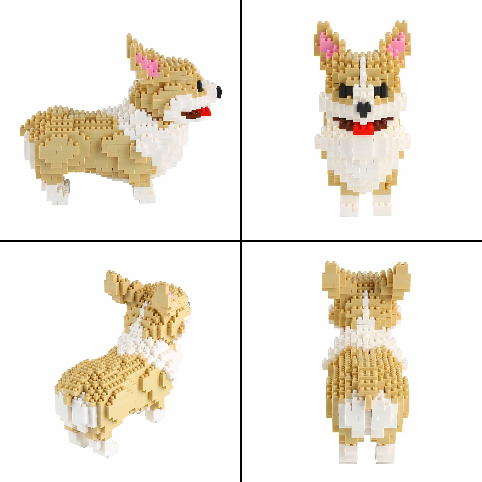 Larcele Micro Dog Building Blocks Welsh Corgi 950 Pieces KLJM-02