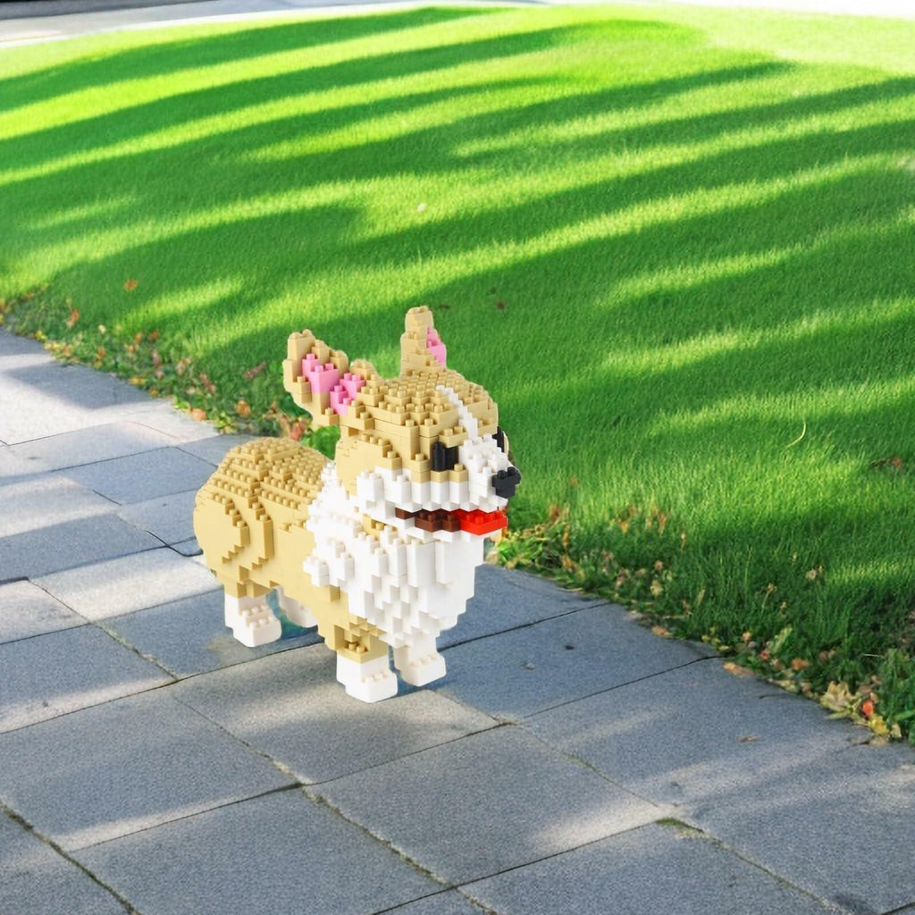 Larcele Micro Dog Building Blocks Welsh Corgi 950 Pieces KLJM-02