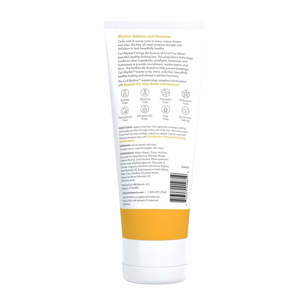 Curl Rhythm Hydrating Cleansing Cowash Conditioner Shea Butter 10oz 3 Pack