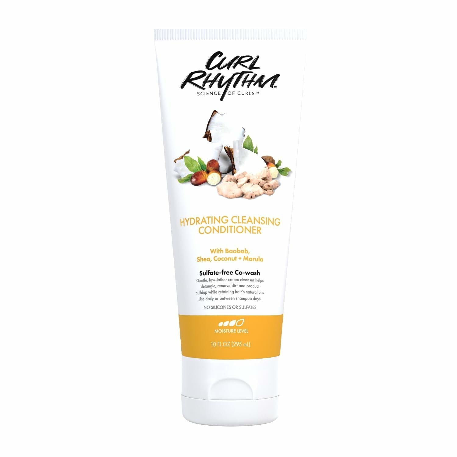 Curl Rhythm Hydrating Cleansing Cowash Conditioner Shea Butter 10oz 3 Pack