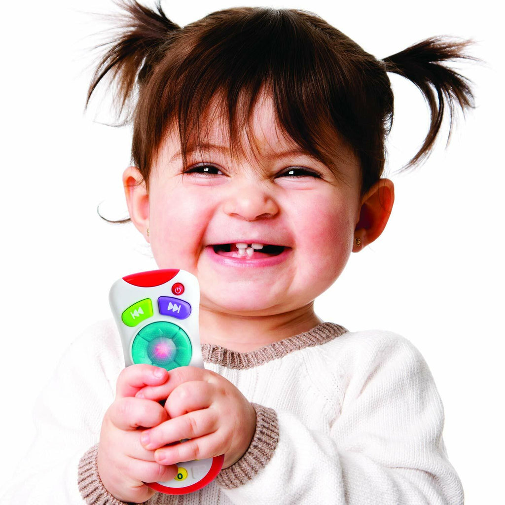 Baby Remote Control Toy Light Up Sounds Music for 3+ Months Infant Gift