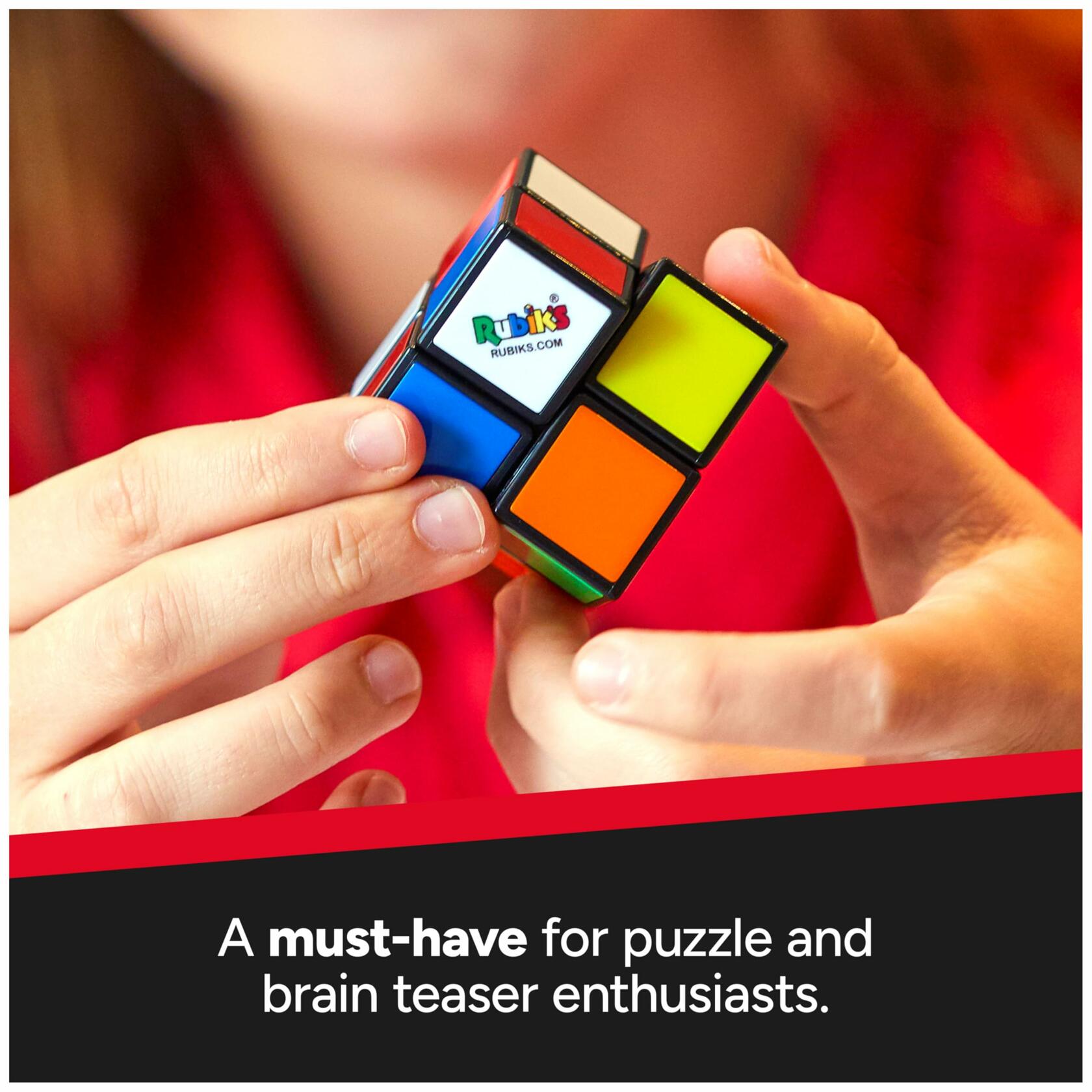 [Like New] Rubik's Cube Official 2x2 Mini Brain Teaser Classic Color-Matching Puzzle