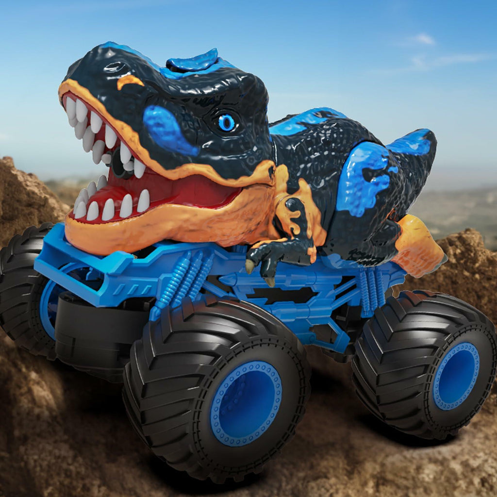 MAGICDINOSAUR Remote Control Dinosaur Truck Toy with Light Sound Spray