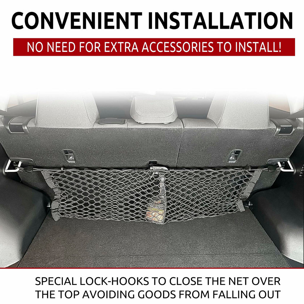 Kia Seltos Trunk Mesh Cargo Net Envelope Style 2021-2025 Black SUV