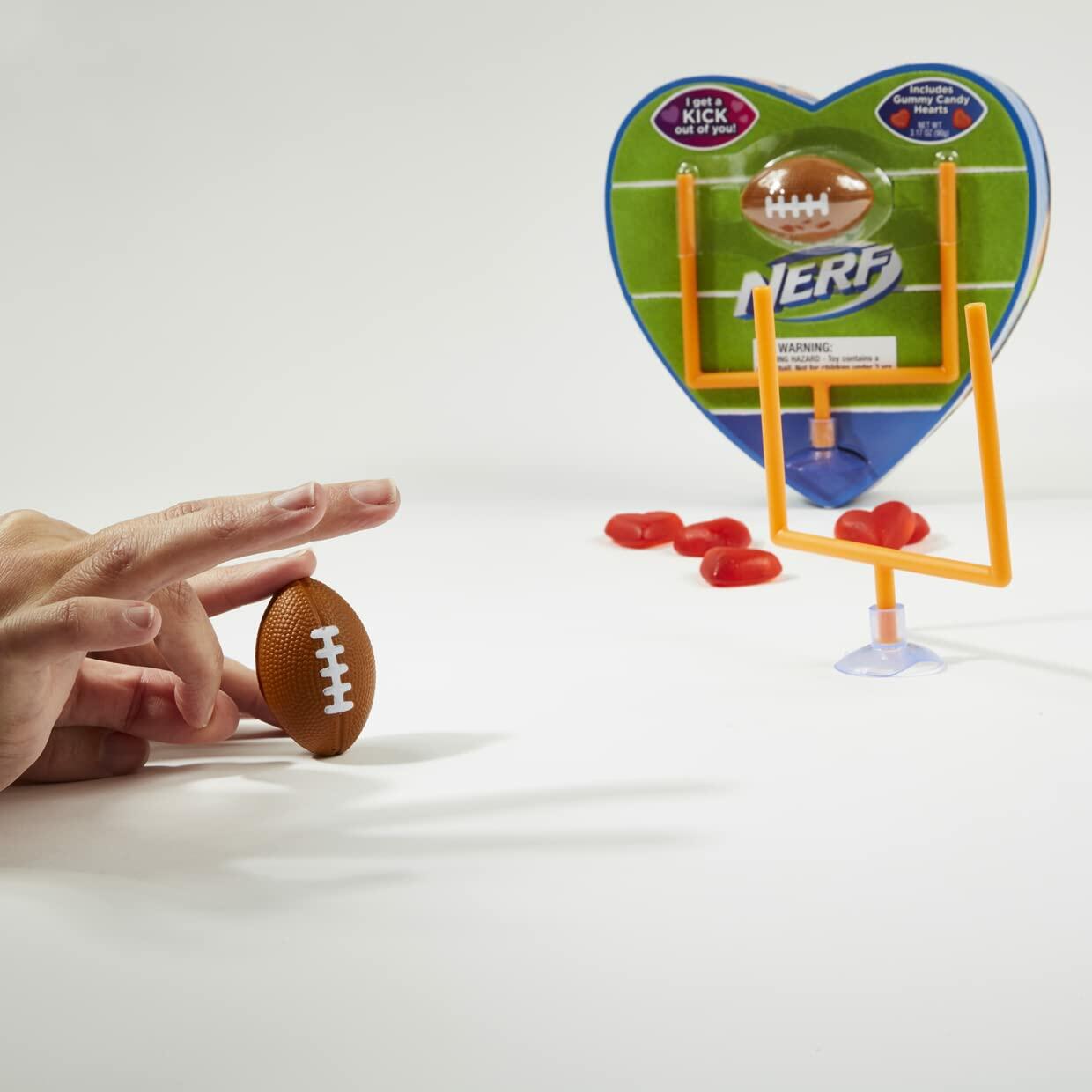 Frankford Candy Nerf Football Heart Shaped Candy Box 3.17oz