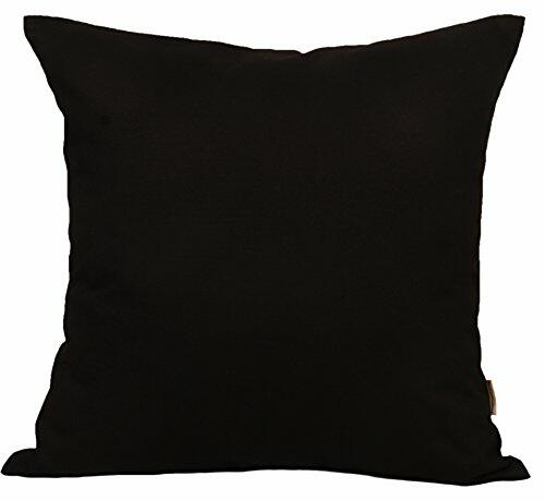 TangDepot Handmade Decorative 100% Cotton Canvas Throw Pillow Cover 24x24 Orange