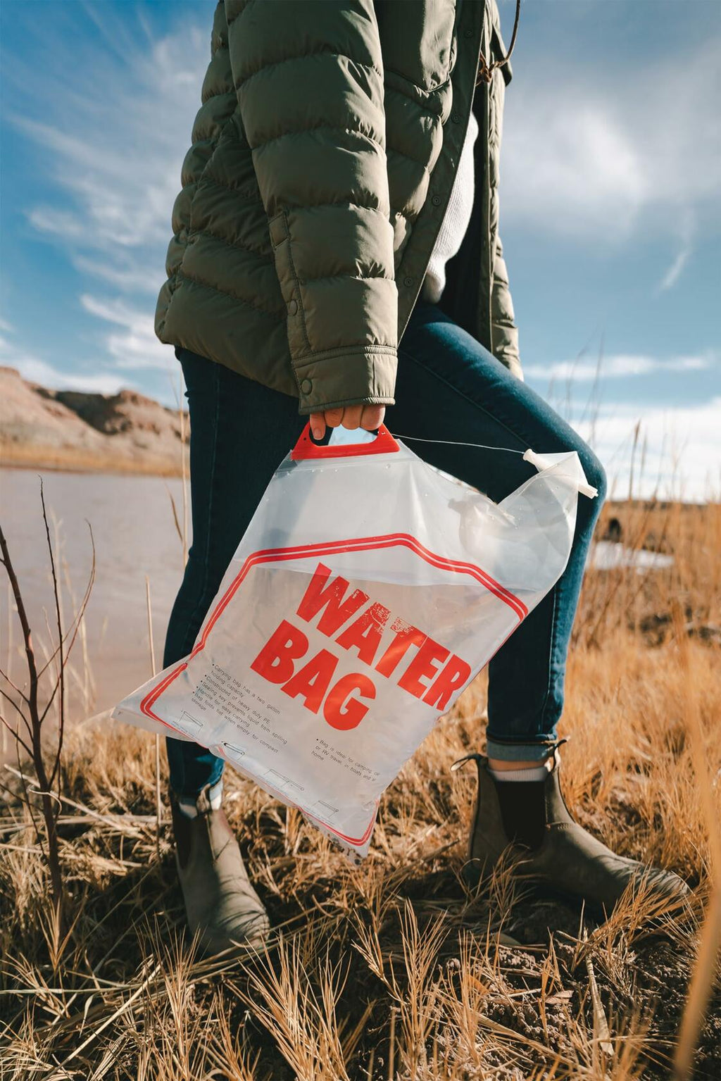 Stansport 2 Gallon Water Bag Heavy Duty Collapsible Portable Carrier #292