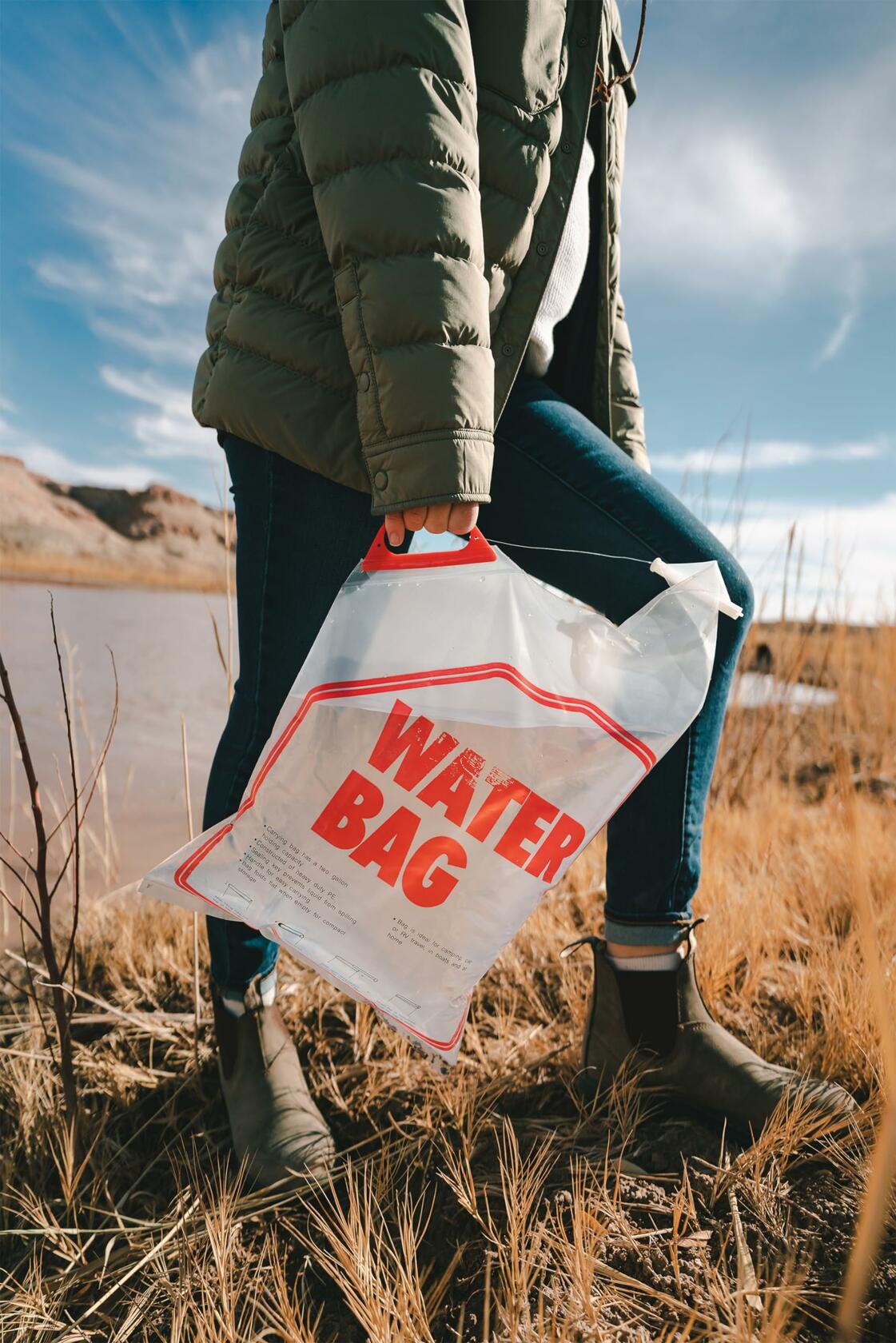 Stansport 2 Gallon Water Bag Heavy Duty Collapsible Portable Carrier #292