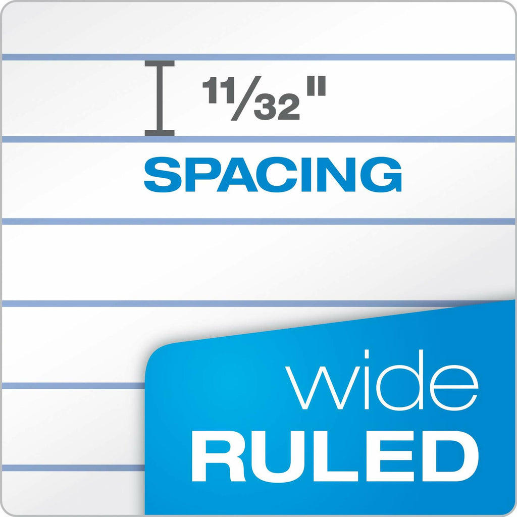Oxford Wide Ruled Filler Paper 8x10.5in 3-Hole Punch 500 Sheets White