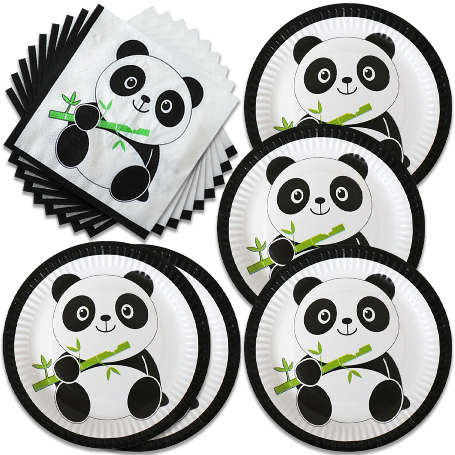Panda Baby Party Supplies Cake Plates Napkins Decorations E Plates