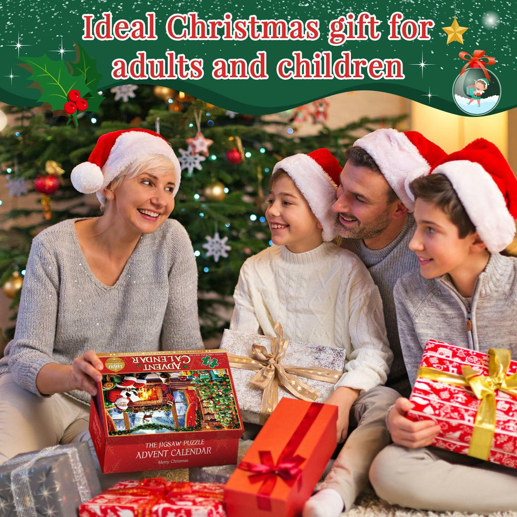 Advent Calendar 2024 Jigsaw Puzzles 24 Boxes 1000 Pieces Christmas 27.6x19.7