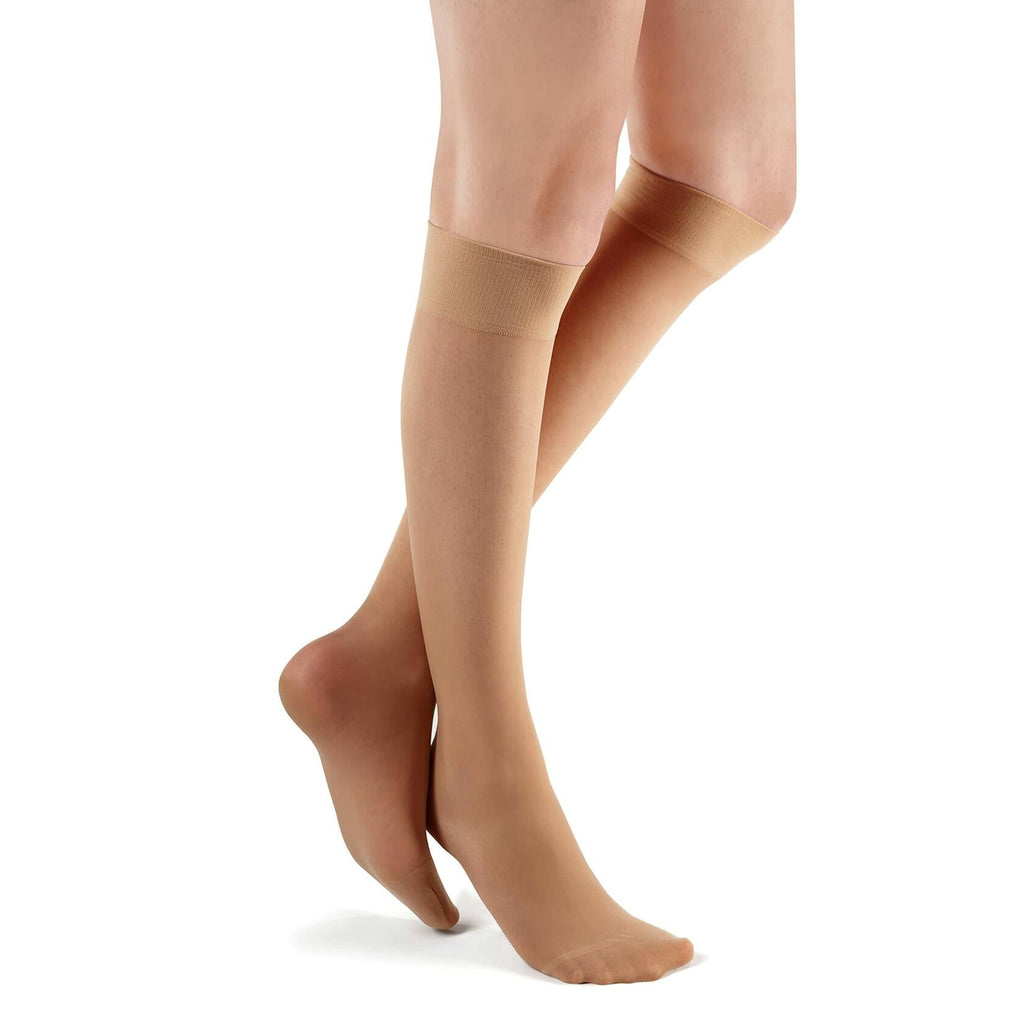 [Like New] FUTURO Ultra Sheer Knee Highs Moderate Compression Nude Size M