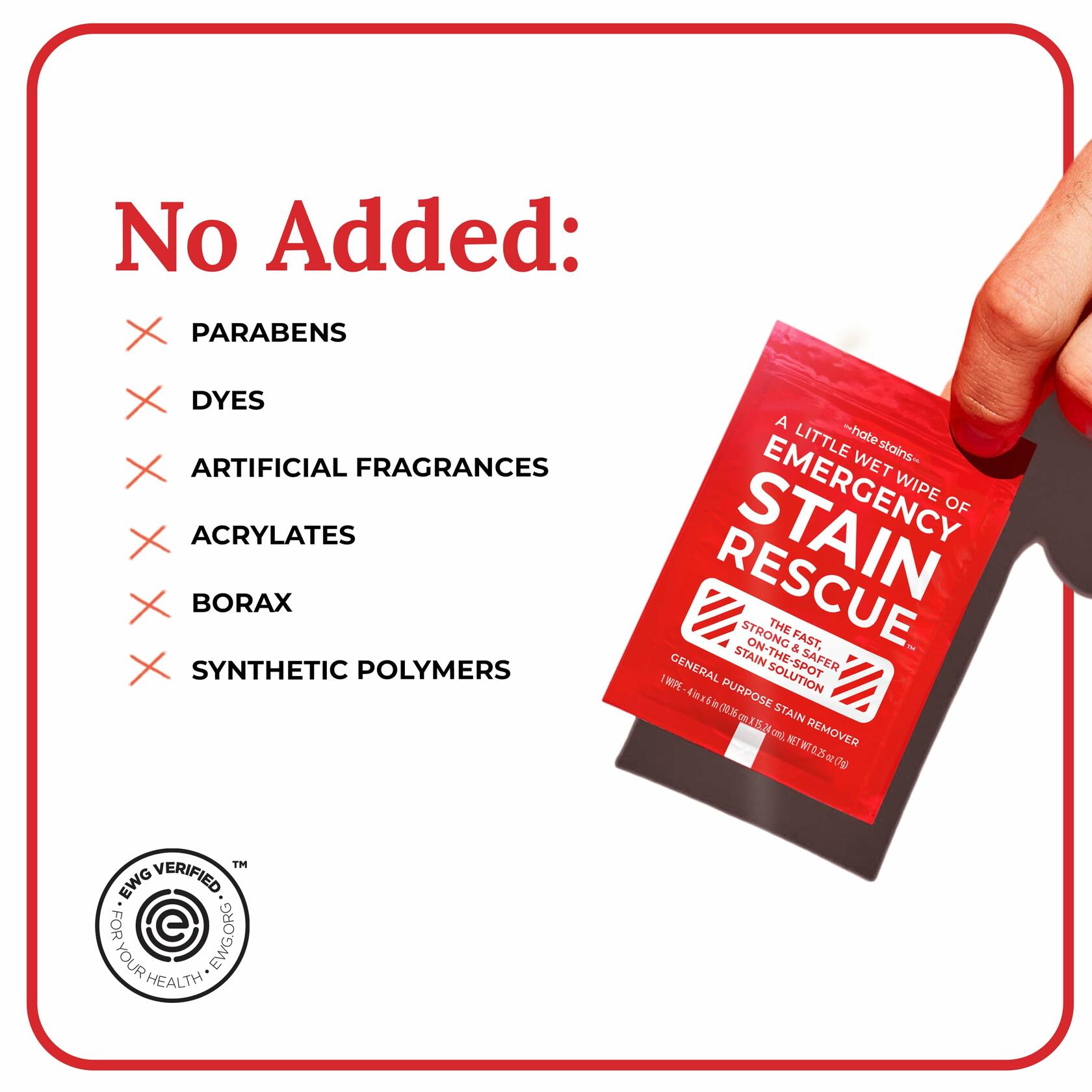 [Like_new] Emergency Stain Rescue 5 Count Pack White Professional Grade Formula