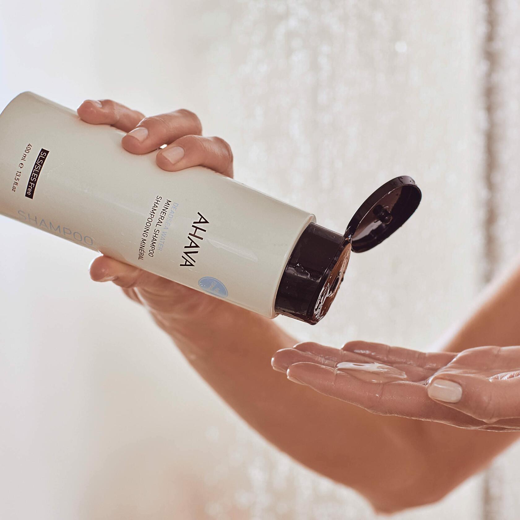 AHAVA Dead Sea Mineral Shampoo Gentle Hydrating Nourishing 13.5 Fl Oz