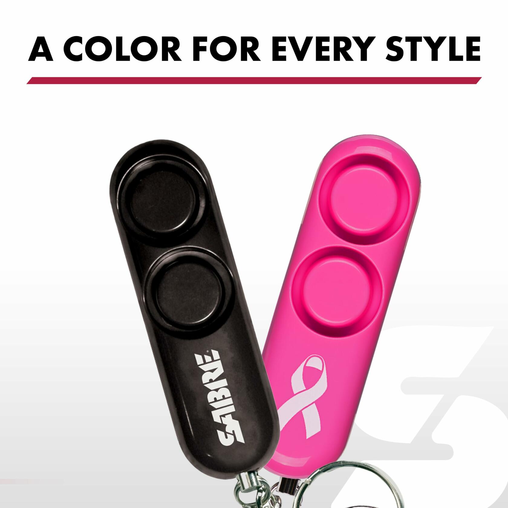SABRE Personal Alarm 120dB Key Ring Reusable Black Pocket Alarm