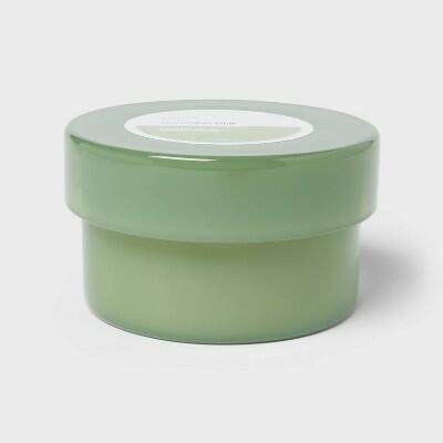 Room Essentials 3-Wick Glass Jar Candle Cucumber Chill Green 11.5oz