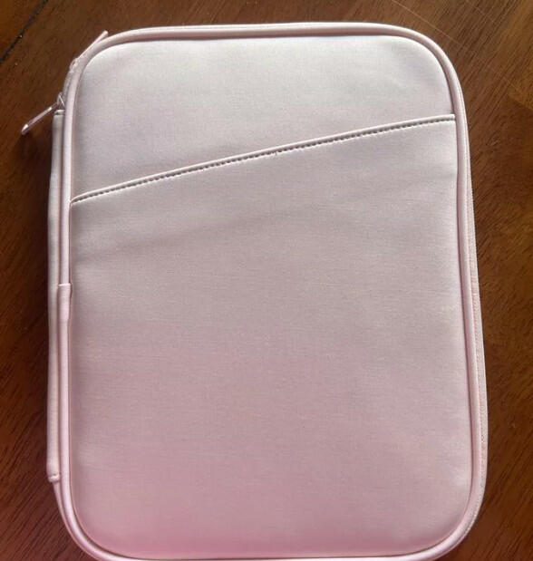 [Like_new] Brightroom Zip Tablet Pouch Laptop Bag Blush Pink 12in x 9.25in