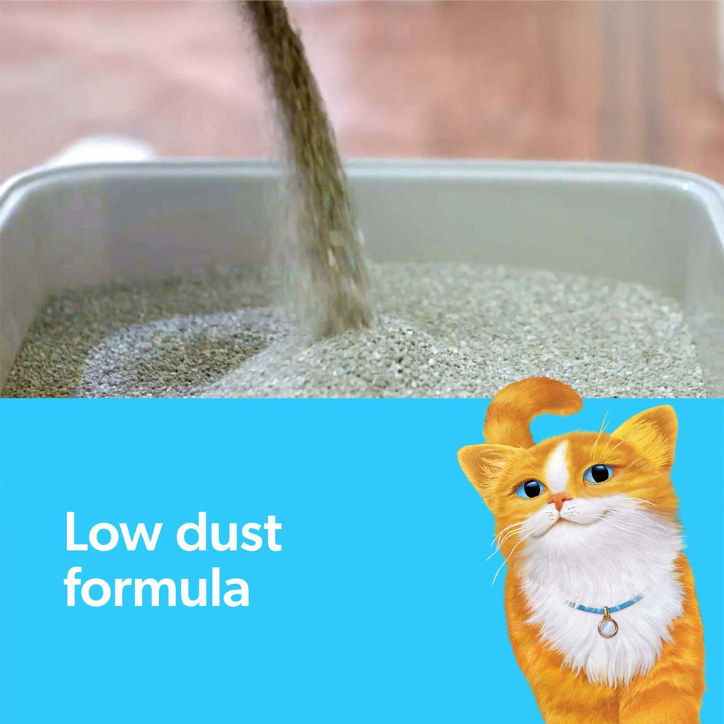 [Like New] Fresh Step Simply Unscented Clumping Cat Litter Activated Charcoal 14 lb