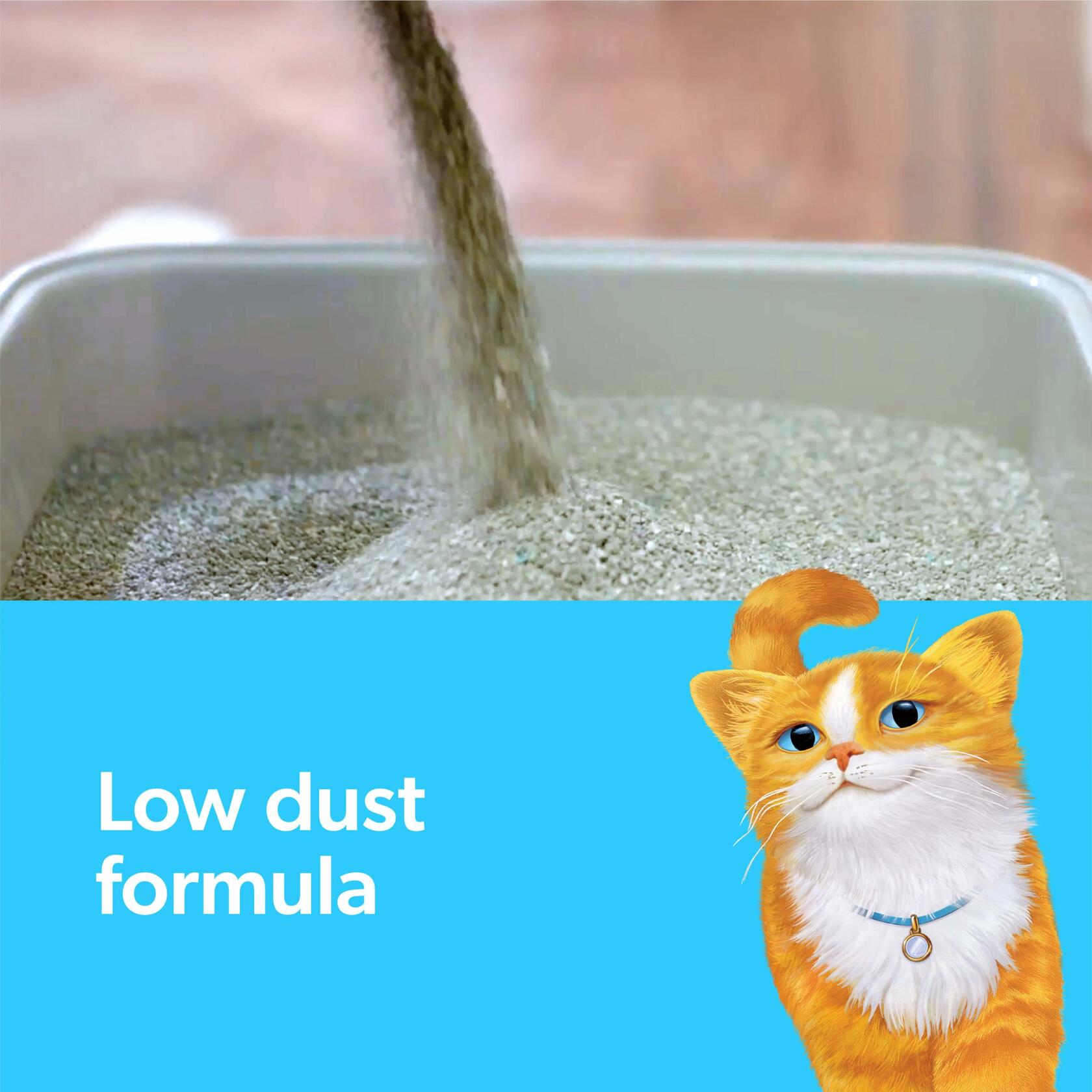 [Like New] Fresh Step Simply Unscented Clumping Cat Litter Activated Charcoal 14 lb