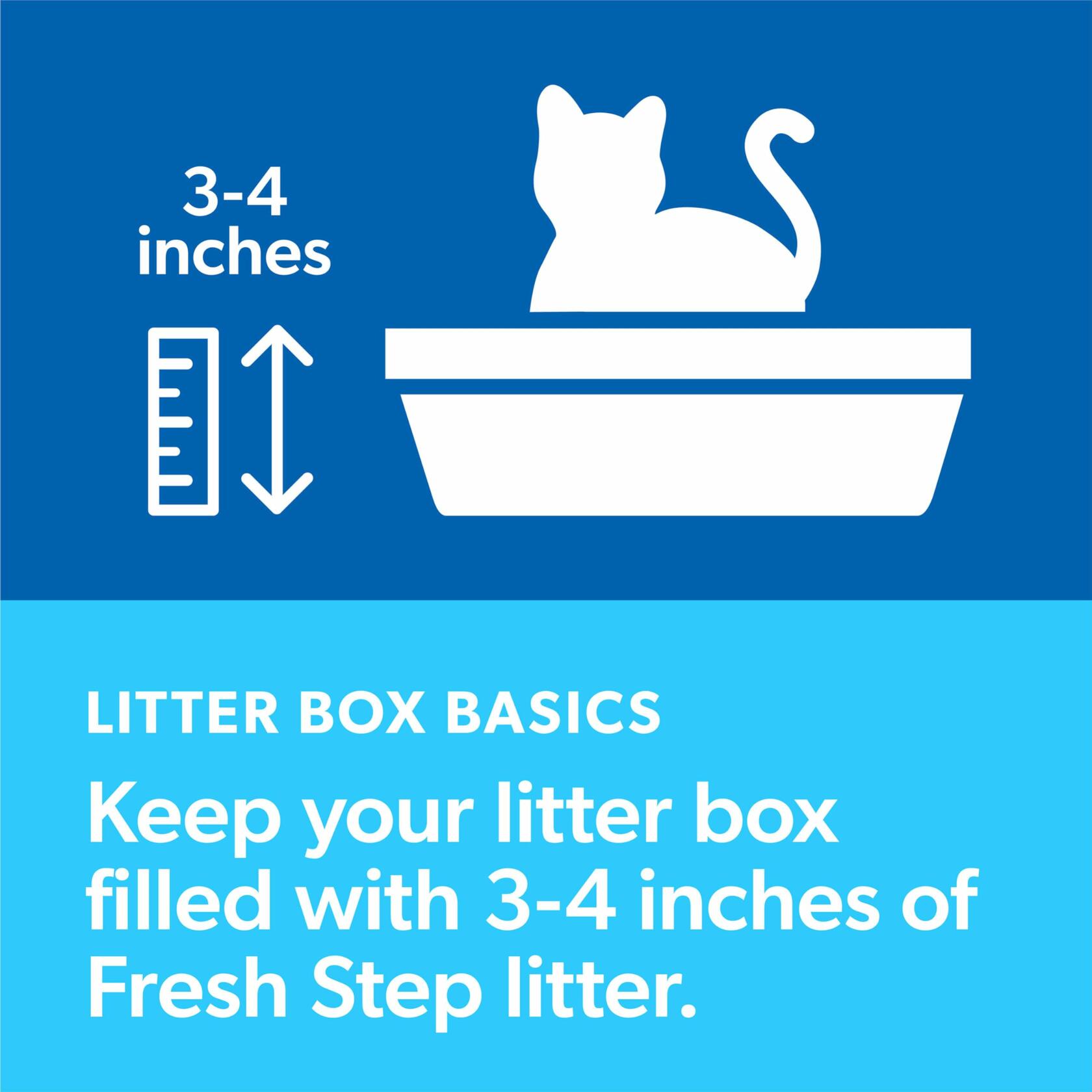 [Like New] Fresh Step Simply Unscented Clumping Cat Litter Activated Charcoal 14 lb
