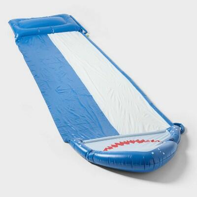 Sun Squad Shark Water Slide Lawn Toy Ages 5-12 Max 154 lbs 18 FT