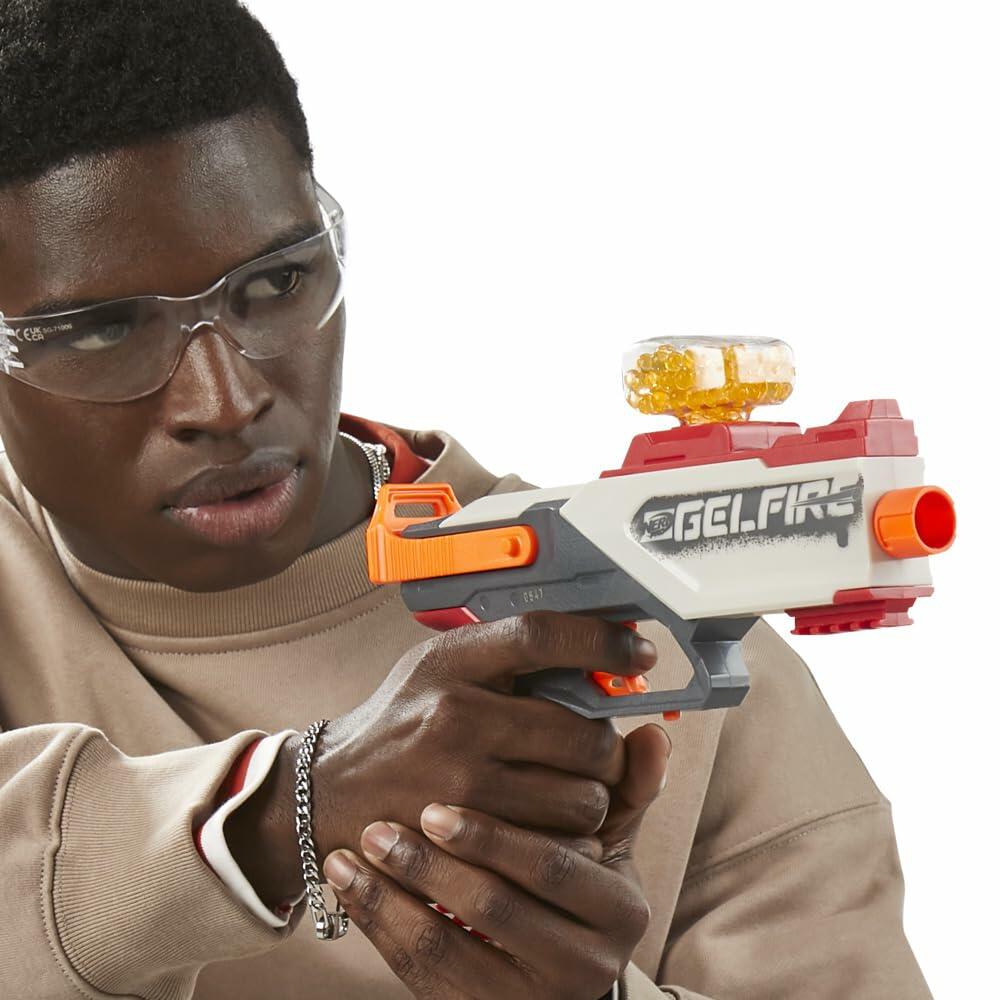 Nerf Pro Gelfire Legion Spring Action Blaster 5000 Rounds 130 Hopper Eyewear