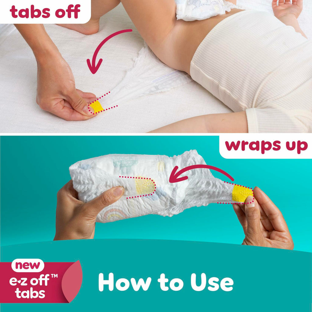Pampers Swaddlers 360° Diapers Comfy Dry Fit Pull On Baby 19 Count Size 4