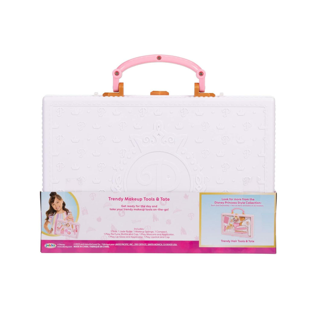Disney Princess Style Collection Girls Makeup Tote Bag with 8 Play Tools