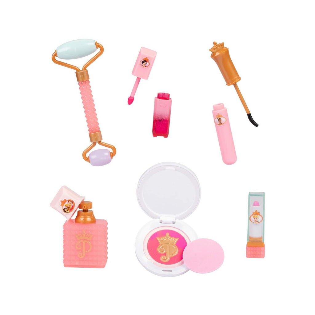 Disney Princess Style Collection Girls Makeup Tote Bag with 8 Play Tools