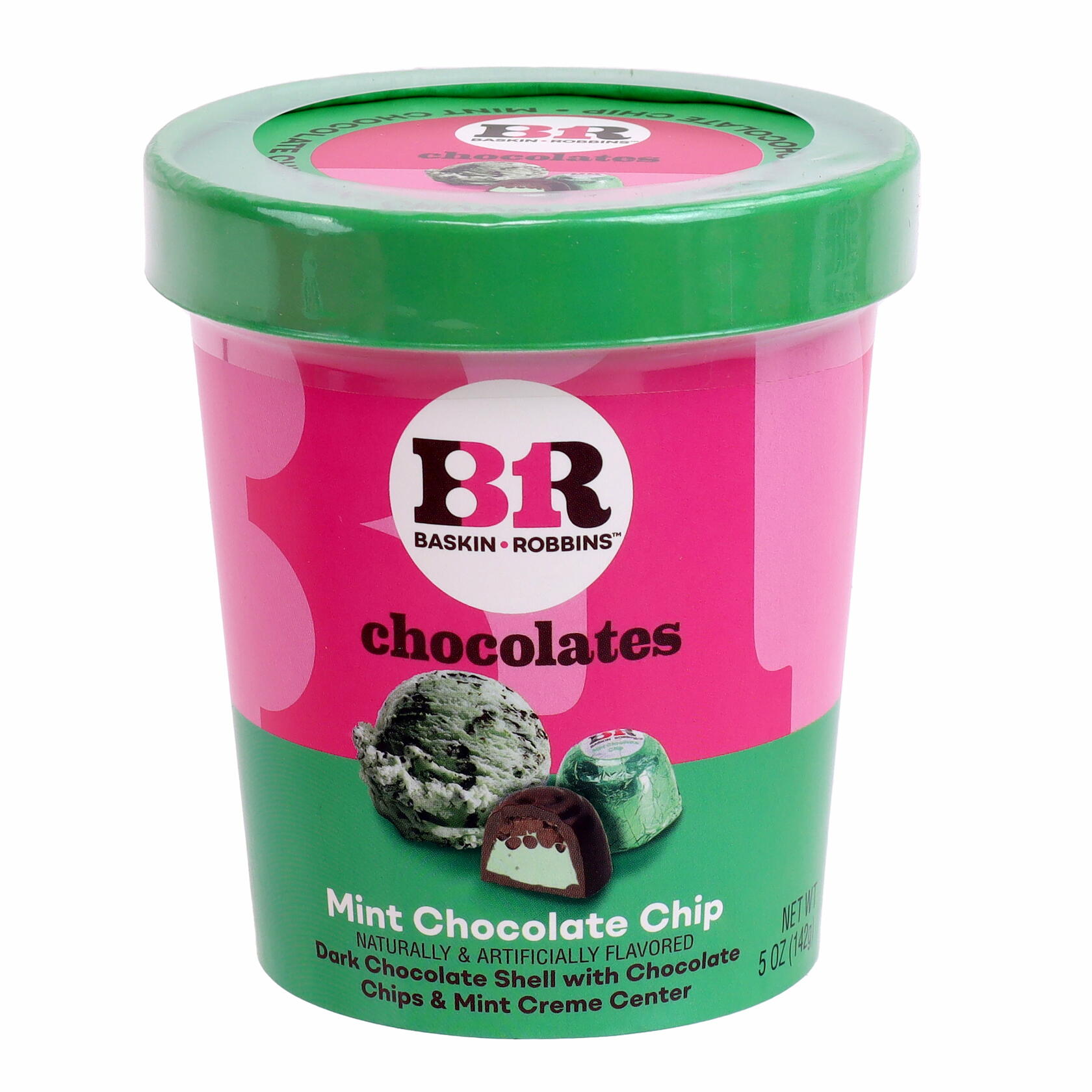 BestBy 9/25 Baskin Robbins Mint Chocolate Chip Chocolates 6-Piece Case