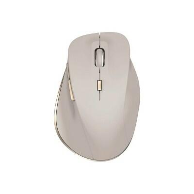 [Like New] North Wireless Ergonomic 6 Button Mouse Beige Rechargeable Radio Frequency