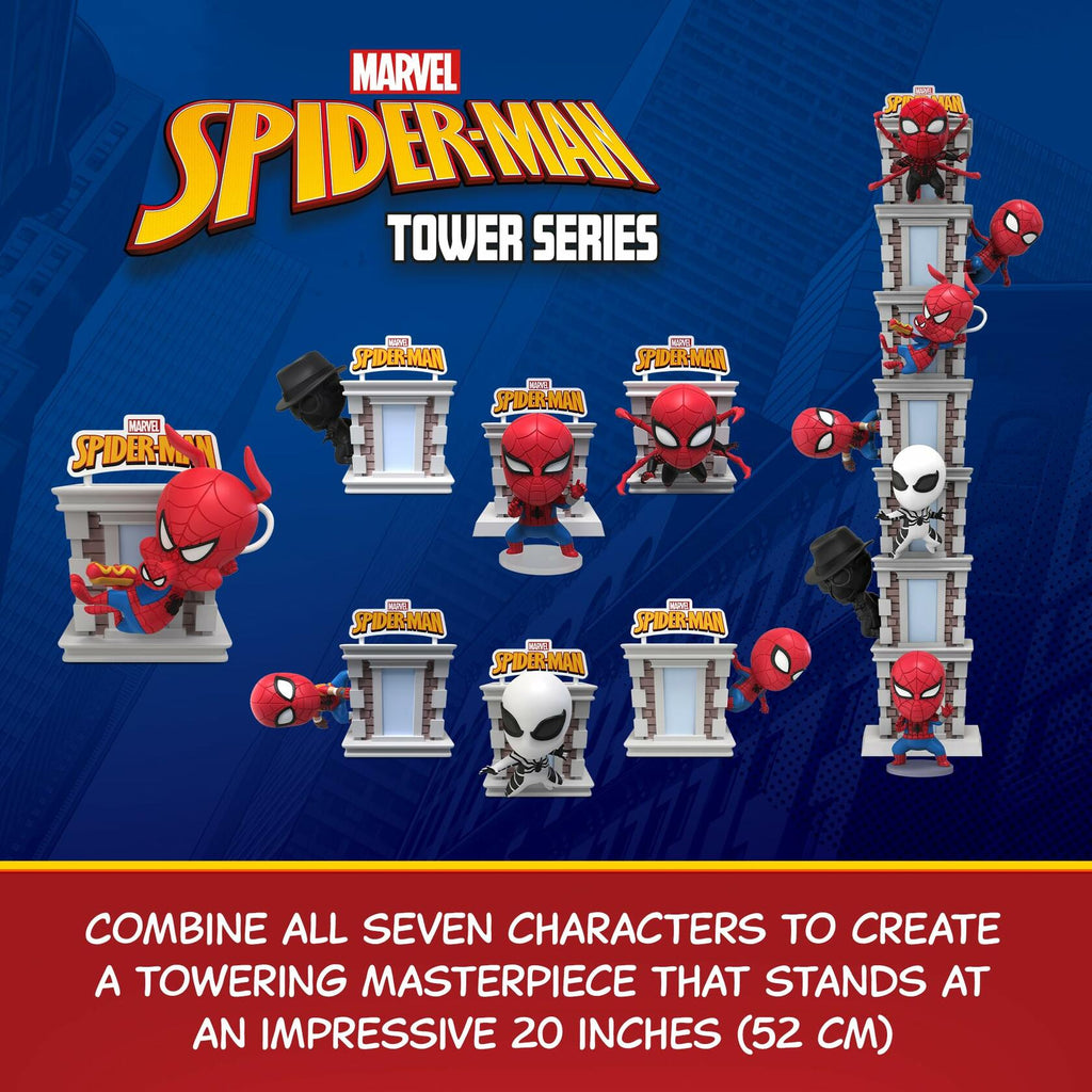 YuMe Spider-Man Tower Series Hero Box Blind Box 3" Multicolor Collectible Toy