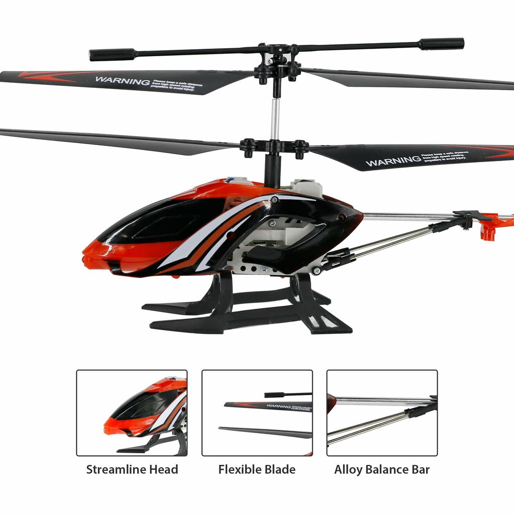 [Like New] AlphaToys RC Helicopter Sky Rover Knight Vision LED Lights Red. Up to 7 minutes