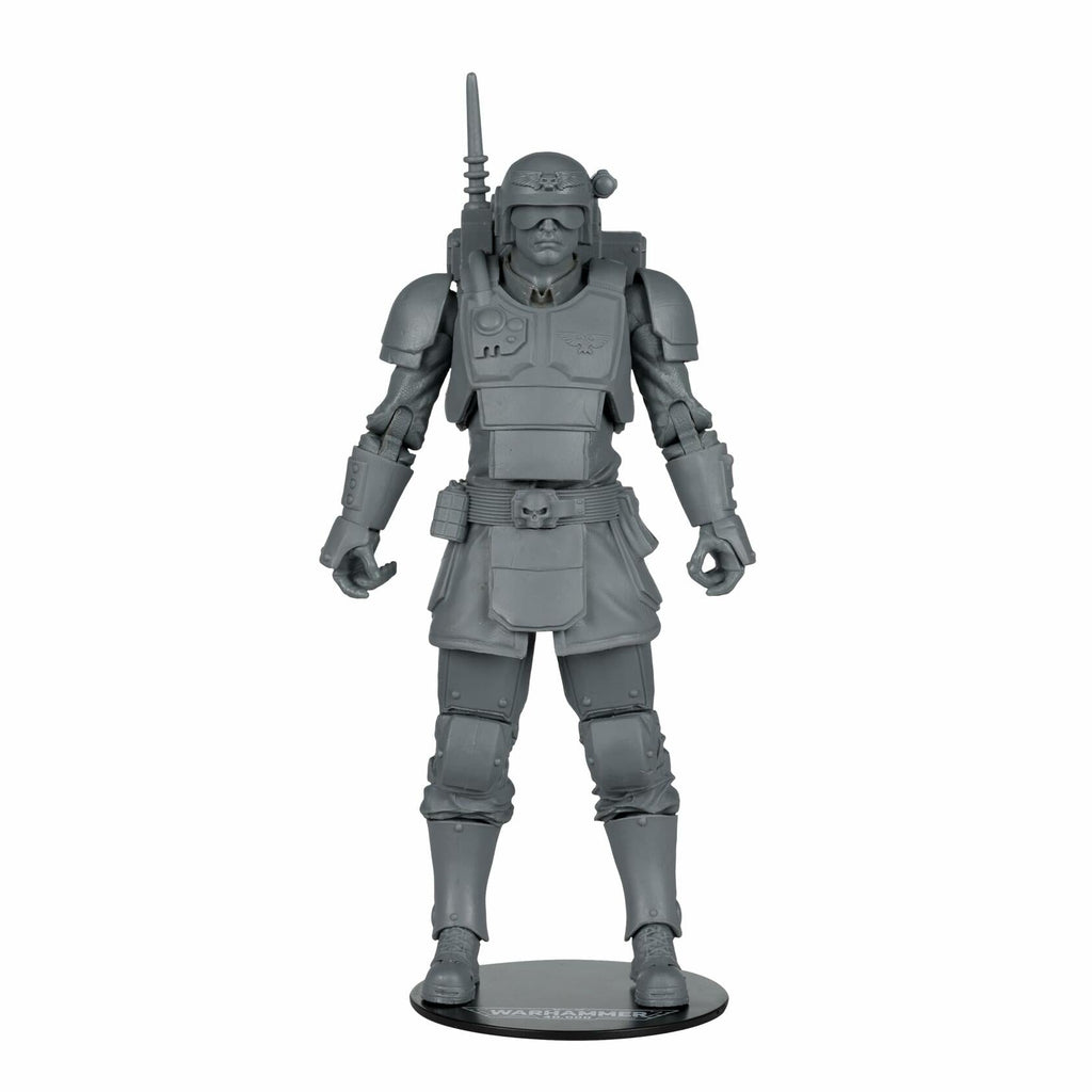 McFarlane Toys Warhammer 40K Kasrkin Astra Militarum 7in Figure Grey