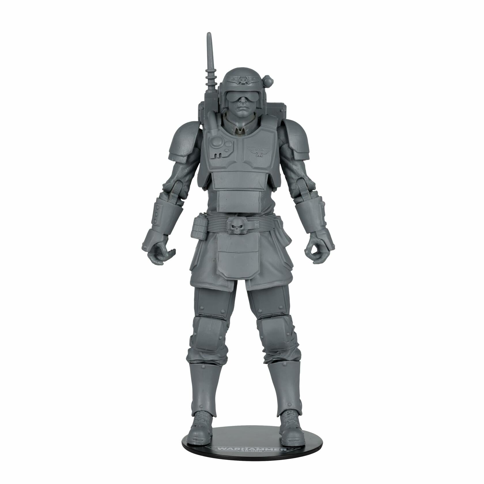 McFarlane Toys Warhammer 40K Kasrkin Astra Militarum 7in Figure Grey
