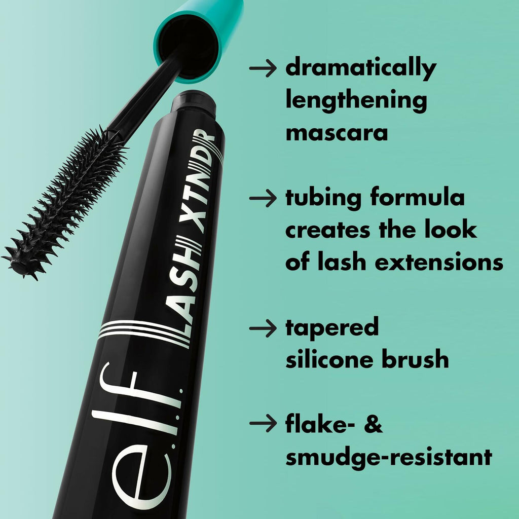 [Like New] e.l.f. Lash XTNDR Mascara Tubing Technology Clump & Flake Free Deep Brown 0.25oz