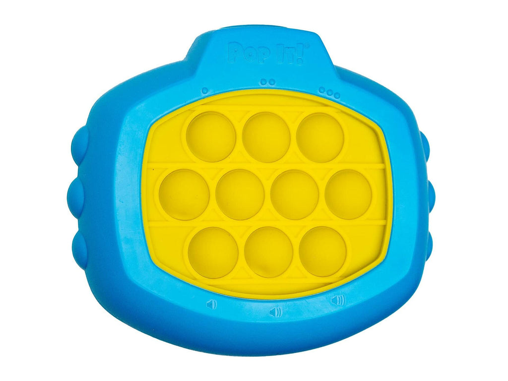 [Like New] Buffalo Games Pop It! Pro Light Up Pattern Popping Game Blue Yellow