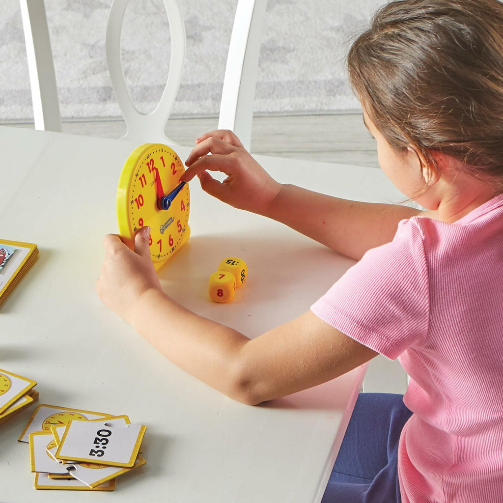 Learning Resources Time Activity Set 41 Pieces Ages 5+ Teaching Clock Montessori