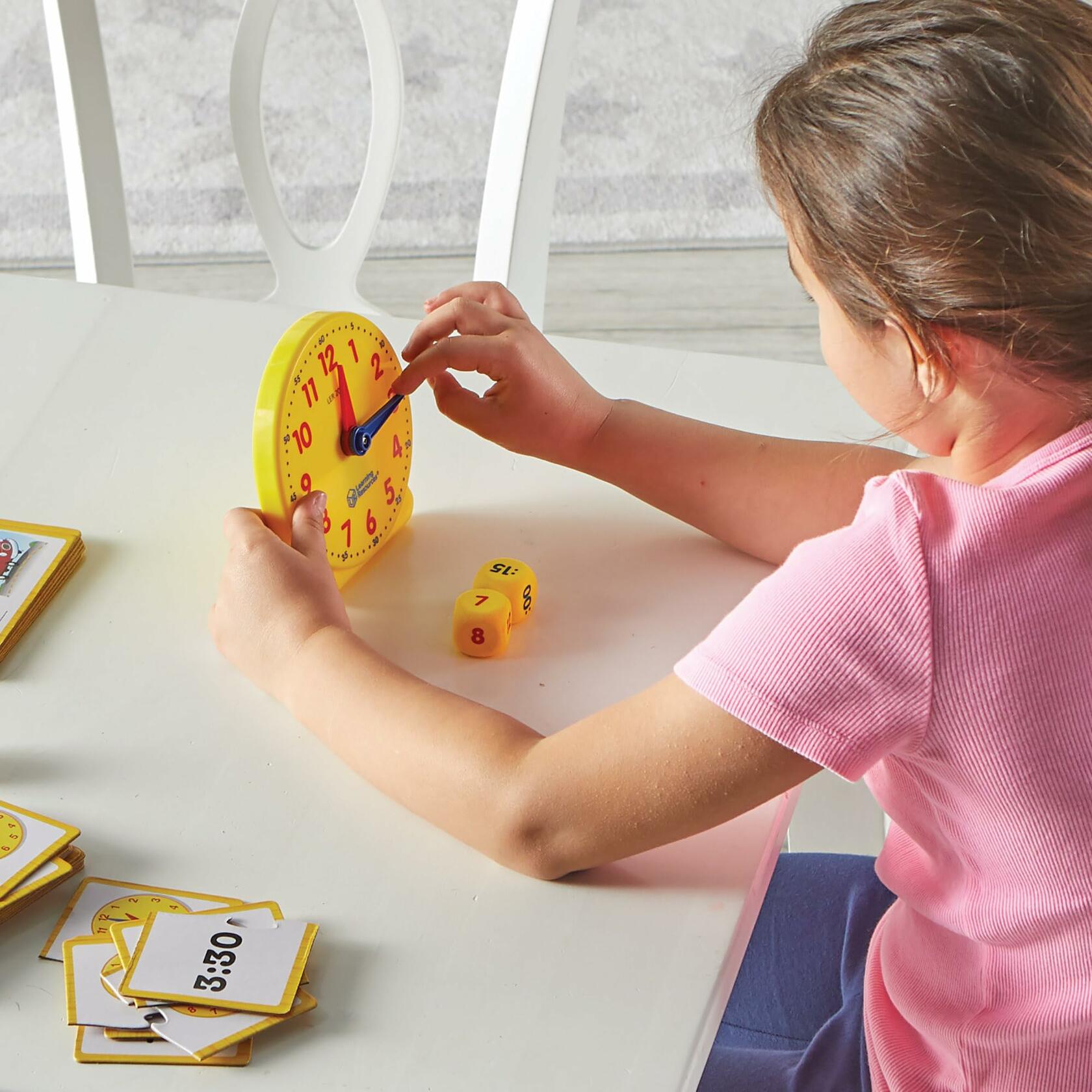 Learning Resources Time Activity Set 41 Pieces Ages 5+ Teaching Clock Montessori