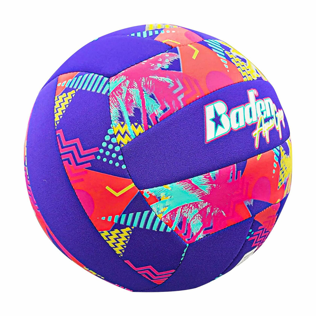 [Like New] Baden Aquagrip Neoprene Pool Volleyball Size 5 Tropical Colors